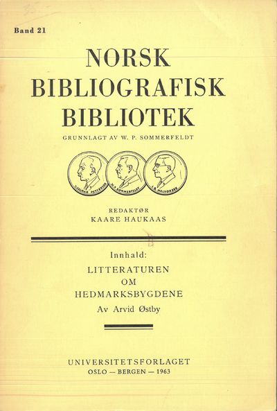 Litteraturen om Hedmarksbygdene. En bibliografi.…
