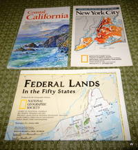 New York City, Coastal California, Federal Lands Map Set: Lot of 3  (National Geographic Maps)