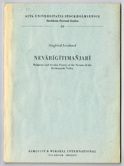 Nevarigitimanjari. Religious and Secular Poetry…