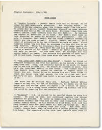 The New Adventures of Winnie the Pooh: Pooh Ideas (Original treatment script for the 1989 television season)