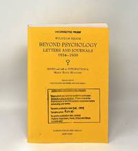 Beyond Psychology: Letters and Journals 1934-1939