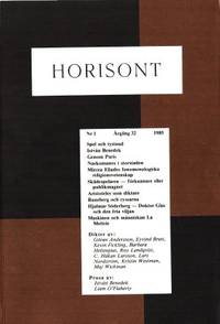 Horisont. Nr 1. Årgång 32. 1985.