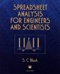 Spreadsheet Analysis for Engineers and Scientists