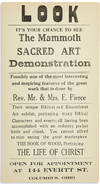 Small Group of Ephemera Relating to Elijah Pierce and his Mammoth Sacred Art Demonstration
