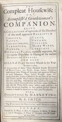 image of The Compleat Housewife; or, Accomlish'd Gentlewoman's Companion