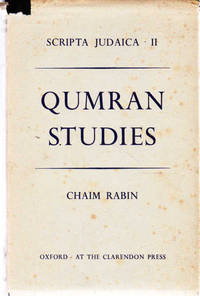 Qumran Studies: Scriptai Judaica II