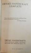 View Image 2 of 4 for Dryad Handicraft Leaflets Inventory #23920