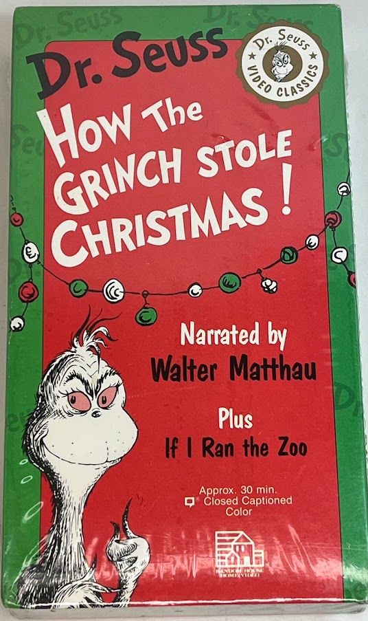 Dr. Seuss How The Grinch Stole Christmas! [VHS] by Dr. Seuss 19920908