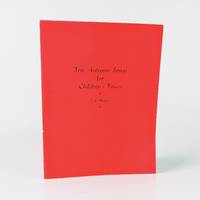 cover of Five Autumn Songs for Children's Voices