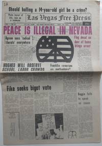 Las Vegas Free Press. Sept 30, 1970. Vol. 1. No. 38 by Various Authors - 1970 - from Mare Booksellers (SKU: 014716)