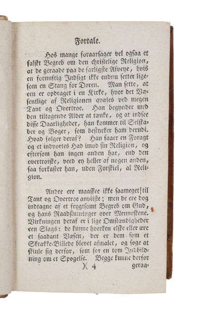 Den naturlige Religions fornemste Sandheder i ti Afhandlinger, paa en begribelig Maade forklarede og reddede, og nu efter fierde forbedrede og stærk formerede Udgave oversatte af Eric Werdel. (photo 3)