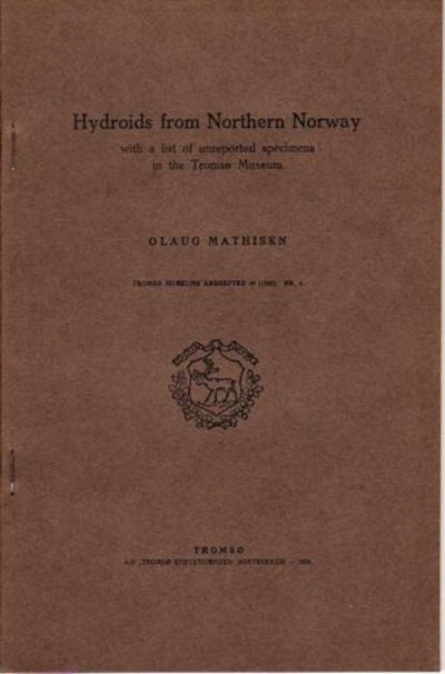 Hydroids from Northern Norway....