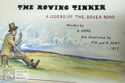 [Unpublished Whimsical Illustrated Children's Book]. The Roving Tinker, A Legend of the Dover Road