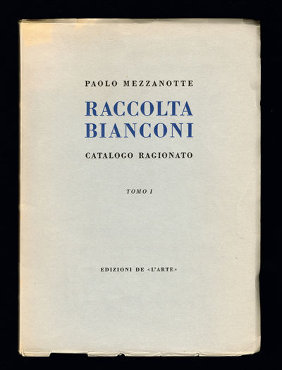 Raccolta Bianconi. Catalogo ragionato. 1 (all…