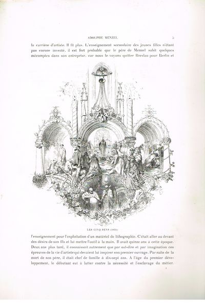 Adolphe Menzel. (avril 1896). Etude par … (Maitres Modernes.) (photo 2)