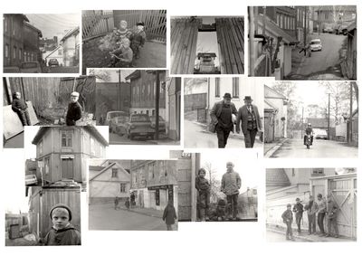 Sjelden serie med fotografier av gateliv på Rodeløkka i Oslo på 1960-tall. Ukjent fotograf. 85 fotografier til sammen. (photo 2)