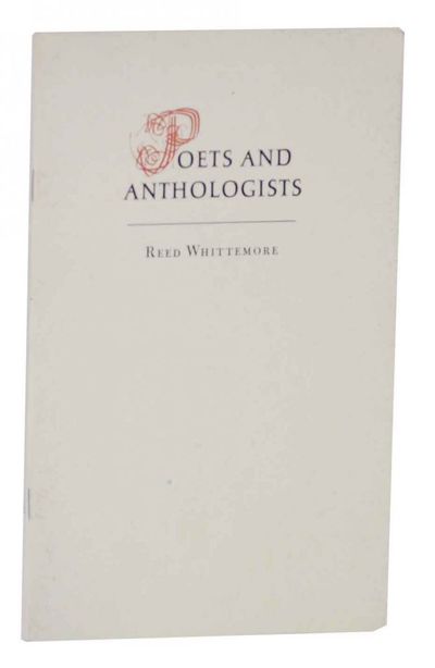 Poets and Anthologists: A Look at the Current Poet-packaging Process