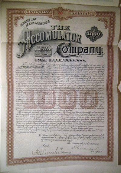 The Scarce Autograph Of Telephone Pioneer Theodore Vail, The Man Who Created American Telephone And Telegraph