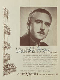 Carnegie Hall Program, SIGNED BY CLAUDIO ARRAU