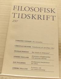 Filosofisk tidskrift nr 2/1997.