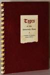 TYPES OF THE UNIVERSITY PRESS