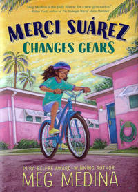 cover of Merci Suarez Changes Gears (Newbery Medal Winner, with Signed Bookplate))