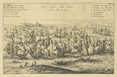 Zee slagh inde Sondt op den 8 november 1658.…