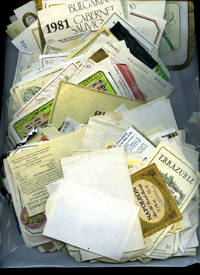 Approximately 300 Unused French, Italian, Spanish, German, Bulgarian Wine Labels, Neck Labels, Rear Labels - 