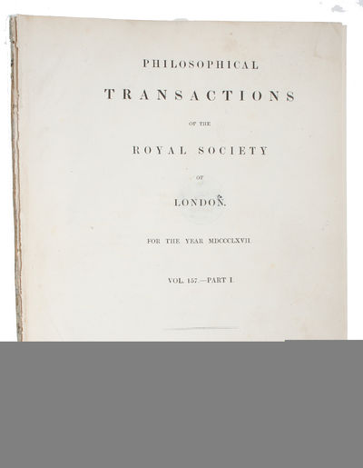 On the Dynamical Theory of Gases." Received May 16, - Read May 31, 1866. (photo 2)