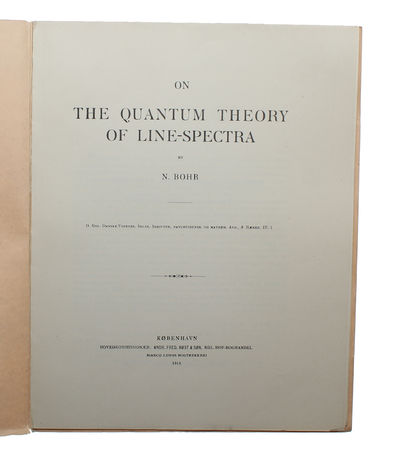 On the Quantum Theory of Line-Spectra, Part I - III. - [BOHR'S CORRESPONDENCE PRINCIPLE] (photo 2)