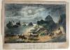 ORIGINAL HAND-COLORED CURRIER & IVES LITHOGRAPH "CALIFORNIA SCENERY" 1870