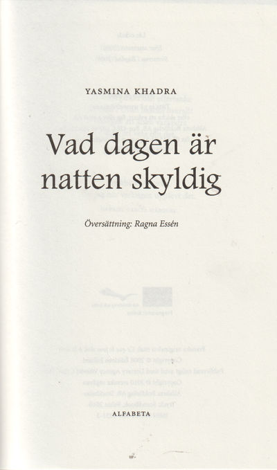 Vad dagen ärnatten skyldig
