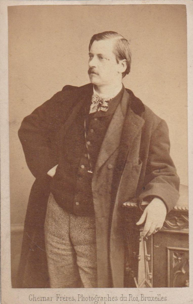 Karl Maria Kertbeny (Vintage photo) by Ghémar Fréres (Photographer