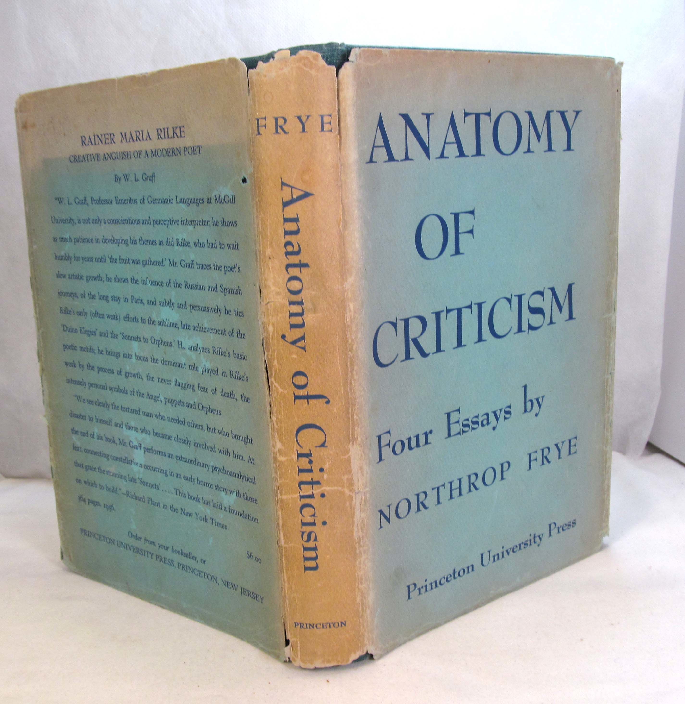 Anatomy of Criticism Four Essays by Frye, Northrop | Hardback