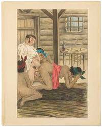 [French Erotic Print]: One Man & Three Women