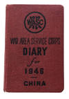 Diary for 1946. China. [cover title]