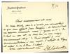 Autograph postcard signed