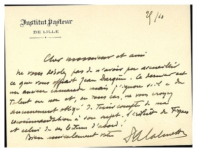Autograph postcard signed