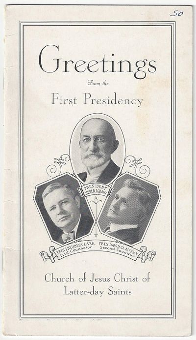 Greetings From the First Presidency Church of Jesus Christ of Latter-day Saints