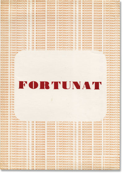 Fortunate [Fortunat] (French Press kit for the 1960 film)