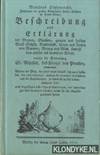 Beschreibung und Erklärung der Grupen, Satatuen, ganzen und halben Brust-Stücke, Basreliefs, Urnen und Vasen… by Matthias Oesterreichs - Hardcover - 1990 - from Klondyke (SKU: 00183407)