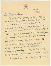 AUTOGRAPH LETTER SIGNED (ALS)