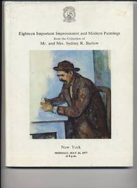 Eighteen Important Impressionist and Modern Paintings by Christies' New York - 1977