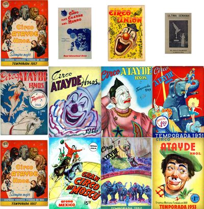 [CIRCUS] [MEXICO] MEXICAN CIRCUS PROGRAMS, 1946-1968