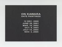 Exhibition card: On Kawara: Date Paintings (28 October-17 November 2006)