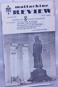 image of Mattachine Review: vol. 8, #1, January 1962: Beginning 8th Year