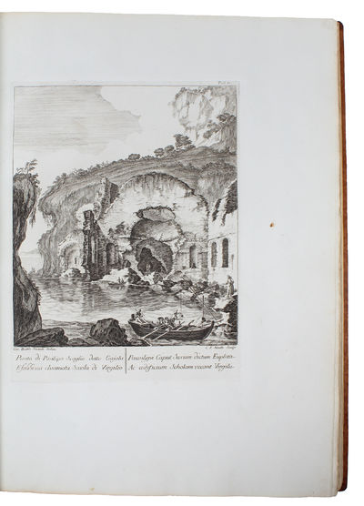 Antichita di Pozzuoli. Puteolanae antiquitates. Avanzi delle antichita esistenti a Pozzuoli, Cuma e Baja. Antiquitatum Puteolis, Cumis Balis existentium reliquiae. - [A MASTERPIECE OF 18TH CENTURY ITALIAN CHALCOGRAPHY] (photo 2)
