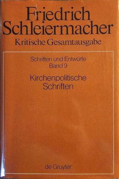 Kirchenpolitische Schriften.