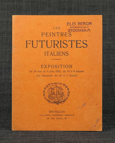 Peintres futuristes Italiens. Exposition du 20…