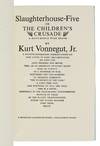View Image 5 of 6 for Slaughterhouse-Five: or, The Children's Crusade: A Duty-Dance with Death Inventory #140947443